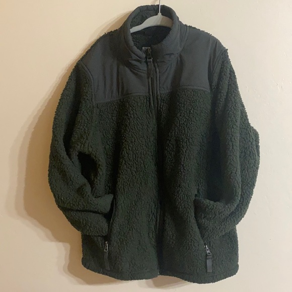 Boy Jacket, size M 10/12, Green - Picture 2 of 5